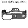 Camera Cage Aluminum Video Rigs with 1/4inch Thread Cold Shoe Ergonomic Camera Cage Quick Release Plate Stabilizer view 2