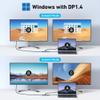 Docking Station USB C to Dual HDMI Adapter, MOKiN USB C Hub Dual HDMI Monitors for Windows, USBC Adapter with 2 HDMI, 3 USB Ports, PD Compatible with Dell XPS 13/15, Lenovo Yoga,etc view 3