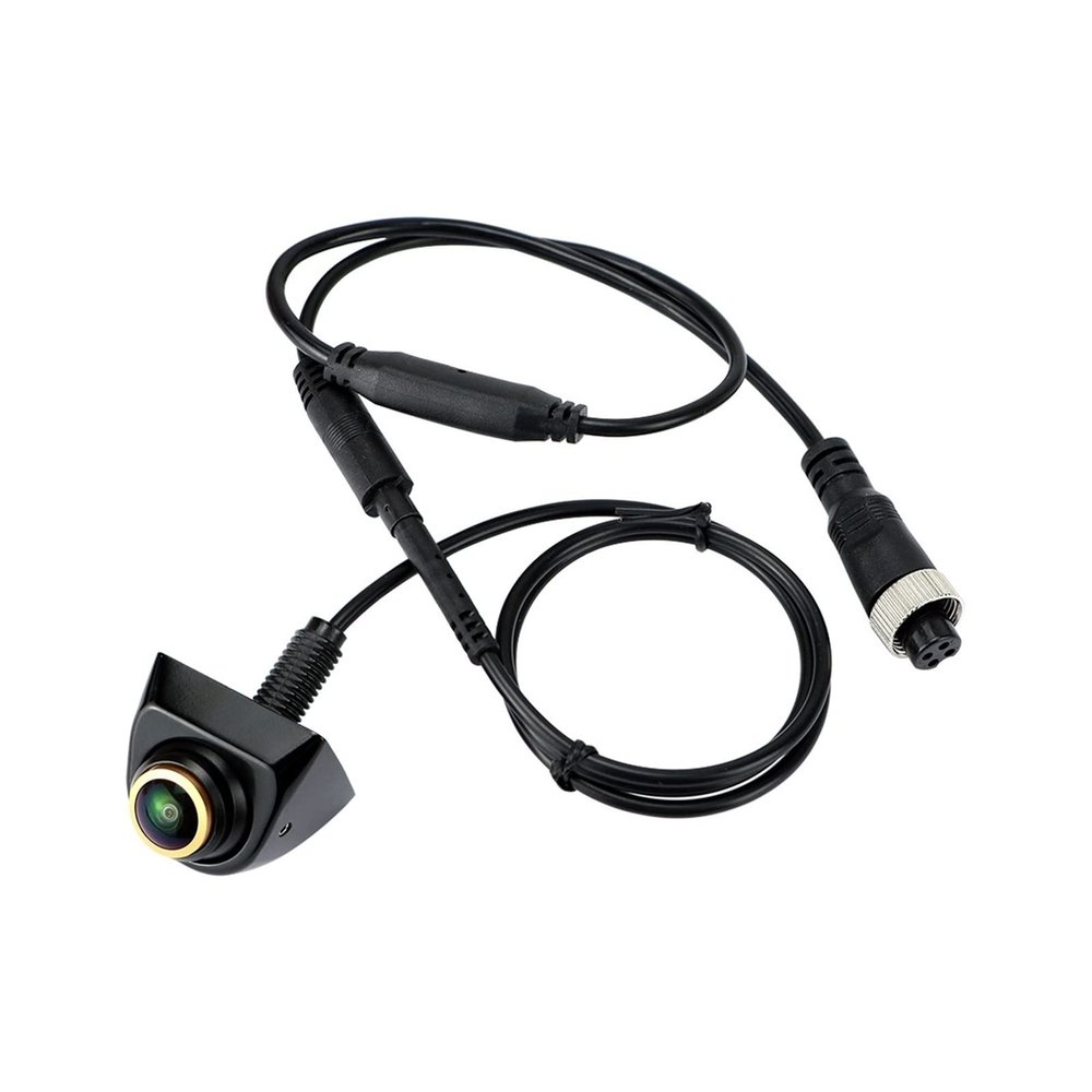 4 Pin Aviation Head Cable 170 Fisheye Lens HD 1080P 360 Adjustable Rear Reversing Backup Camera for AHD Monitor(Sliver Cam. 5M Cable)