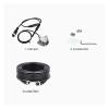 4 Pin Aviation Head Cable 170 Fisheye Lens HD 1080P 360 Adjustable Rear Reversing Backup Camera for AHD Monitor(Sliver Cam. 5M Cable) view 2