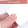BEBEMOKO 2pcs Aluminum Alloy Sim Card Holder Case Portable Storage for International Phone Cards Slot Design Lightweight Water-Resistant for Travel and Organization view 2