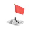 BGNing Colorful Flag Expansion Bracket with Fixed Mounting Bracket Compatible with NEO (RED) view 2