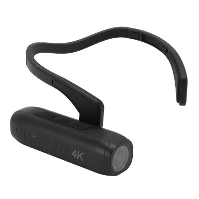 Head Mounted Camera 4K Video Camcorder, Wearable Video Camera 4K 60FPS 42MP 120 Wide Angle Vlog Camera, EIS 6.0 Anti Shake, APP Control, Built in Mic, for Sports