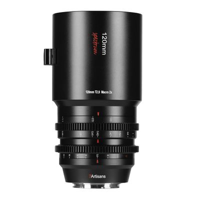 7artisans 120mm T2.9 Macro 2X Cine Lens,Manual Fixed Focus Cine Lens Compatible for Nikon Mount Z Series Z9,Z62,ZF,Z7,Z72,Z6