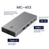GAOSHA TypeC Docking Station M.2 NVMe with 4K HDMIcompatible Adapter, UsbC 10Gbp 2 USB Port for Laptops view 2