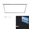 30in 40in 50in 60in 72in Projector Screen 16:9/4:3 Wall Mounting Pull Down Screen, 4K Full HD, Projection Screen Black Backing Movie Screen for Home Theater Outdoor Indoor(White 4:3,50in) view 1