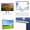 30in 40in 50in 60in 72in Projector Screen 16:9/4:3 Wall Mounting Pull Down Screen, 4K Full HD, Projection Screen Black Backing Movie Screen for Home Theater Outdoor Indoor(White 4:3,50in) view 3