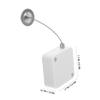 DirectNine Basics 1set Retractable Theft Cable Case Automatic Retraction Feature Stainless Steel Wire Holder for Enhanced Security and Organization White view 2