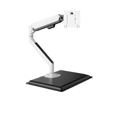 BEGWVDJTP 17-24-30-32-inch Monitor Desktop Punch-Free Suspended air Pressure arm Freely Adjustable Height Bracket(White and Black)