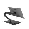 BEGWVDJTP 17-24-30-32-inch Monitor Desktop Punch-Free Suspended air Pressure arm Freely Adjustable Height Bracket(White and Black) view 4