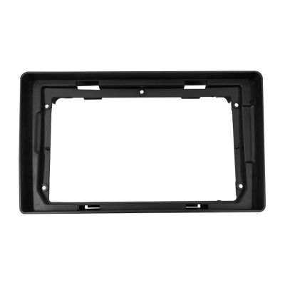 HJLXCSLUJ Car Replacement 9 Inch Car Fascia Compatible with Duster 2014-2017 Audio Fitting Adaptor Panel Dash Mount Installation Double Din DVD Frame Kit Car Interior