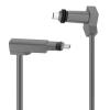 1200Mbps Satellite Replacement Cable, Signal, IP68 Water, Easy Installation, Stylish Gray Design, Indoor & Outdoor (75FT()) view 2