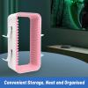 18 Slots Stylish Minimalist Design Video Game Storage Tower, Holds Game Discs for PS, with Easy Assembly & ABS Material (White Pink) view 2