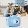 48MP Digital Camera, Auto Focus Camera, 10X Digital Zoom, Cartoon Frames Filters for Boys Girls, Avai, Anti Shake Vlog Camera for Children Photography and Video Autofocus (Blue) view 4