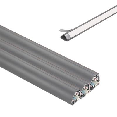 Wire Protector Tubing for Wall, 1 2 3 5 Pc Skid-Resistant Removable Electric Wire Cord Hider Ducting, Floor Corner Cable Cavity Troughs for Keeper Baby/ Children/ Dog(3pc,11mmx11mm/0.43inx0.43in)