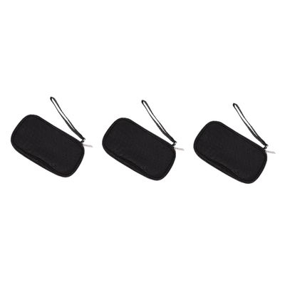 TINEASUR 3pcs Usb Cable Storage Pouch Digital Accessories Organizer for Earphones and Chargers Portable Multi-functional Padded and Zipper Closure