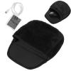 Winter Heated Pad USB Heated Computer Pad Hand Warmer Roomy Hand Warming Pad Desk Accessories for Men and Women (Black) view 1