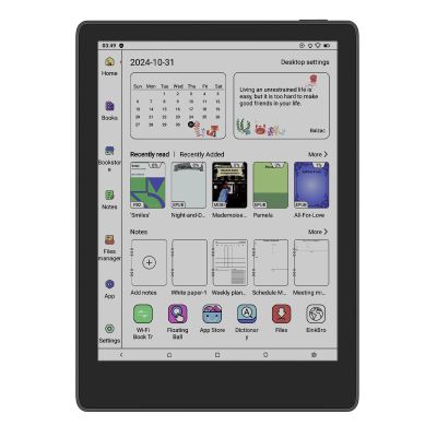 Meebook M8C e-Reader | 7.8" Eink Kaleido3 Screen | B&W 300PPI, Color 150PPI | Octa-core 2.2Ghz | 4G+64G | TF Slot | Android14 | WiFi | BT5.2 | Double Mic & Speaker | G-Sensor | Support Google Play