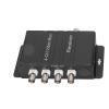 YedaHcy 4 Channel Video Multiplexer, Analog HD Video to Coaxial Cable Transmitter and Receiver, Anti Interference, Long Distance 400M Support, for Diversified Surveillance Solutions view 2