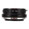 Aluminum Oy Lens Converter for MD Lens to Z Camera - High Lens Mount A Compatible with RF Cameras view 3