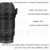 Camera Skin Wrap Lens Skins Protector for Sony E PZ 18-105mm F4 G OSS Anti-Scratch Coat Wrap Cover Sticker 4/18-105 4(Carbon Fiber Black) view 3