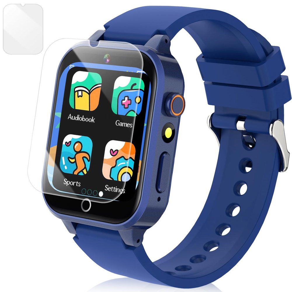 Bakoor Game Smart Watch, Kids Watch Gift for Girls Age 5-12, 26 Games Watches with Video Camera Music Player Pedometer, 1.54'' HD Touchscreen Kid for Boys Ages 4 5 6 7 8