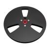 1/4 7 Inch Empty Tape Reel, Aluminum Alloy Takeup Reel, for Reel to Reel Recorders, Universal Open Reel Sound Tape Empty Reel (Black) view 3