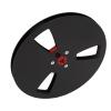1/4 7 Inch Empty Tape Reel, Aluminum Alloy Takeup Reel, for Reel to Reel Recorders, Universal Open Reel Sound Tape Empty Reel (Black) view 4