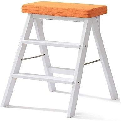 BSNANCA Chair Adult Household Wood Stool Home Ladder Stool Step Stool Lifting Stool Seat Stool Kitchen High Stool Bench Step Stool/a (E)