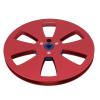 7 Inch Empty Tape Reel, Aluminum Alloy Universal Open Reel Sound Tape Disc for TEAC Studer Machine Parts, Repair Recorder or Replace for Premium Sound Quality (Red) view 2
