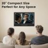 Jexiop 20inch Smart TV,Full HD 1080p LED Flat Screen with ATSC TV,with Built-in HDMI USB Suitable for Kitchen Kid's Room Basement or RV Camper (INCHES, 20) view 3