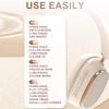 AYI Premium Active Noise Cancellation Bluetooth Headset Over Ear Headphones with Detachable Microphone HiFi Stereo Sound Rechargeable Game Headphone Compatible with Smartphone/TV/pad/Laptop-Khaki view 4