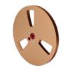 1/4 7 Inch Empty Tape Reel, Aluminum Alloy Takeup Reel, for Reel to Reel Recorders, Universal Open Reel Sound Tape Empty Reel (Gold) view 2