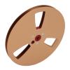 1/4 7 Inch Empty Tape Reel, Aluminum Alloy Takeup Reel, for Reel to Reel Recorders, Universal Open Reel Sound Tape Empty Reel (Gold) view 3