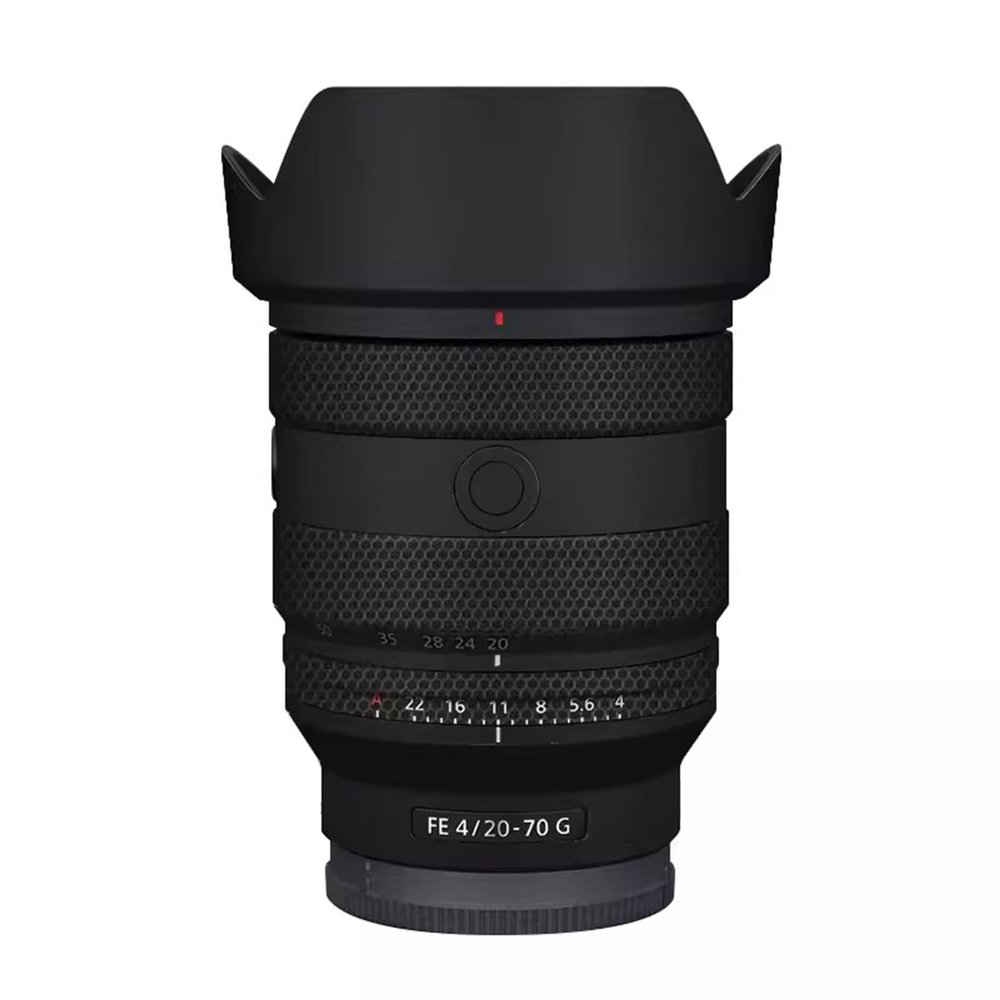 Camera Lens Protector Coat Protective Film Body Vinly Wrap Skin Premium Sticker for Sony FE 20-70mm F4 G Photography Decal FE 4/20-70 G 4(Matte Black)