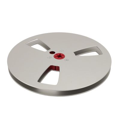 1/4 7 Inch Empty Tape Reel, Aluminum Alloy Takeup Reel, for Reel to Reel Recorders, Universal Open Reel Sound Tape Empty Reel (Silver)