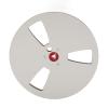 1/4 7 Inch Empty Tape Reel, Aluminum Alloy Takeup Reel, for Reel to Reel Recorders, Universal Open Reel Sound Tape Empty Reel (Silver) view 3