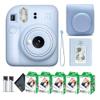 Fujifilm Instax Mini 12 Instant Camera Pastel Blue Bundle with Fuji Instax Mini Film Value Pack (100 Sheets) + Protective Carrying Case + Photo Album + Microfiber Cleaning Cloth view 1