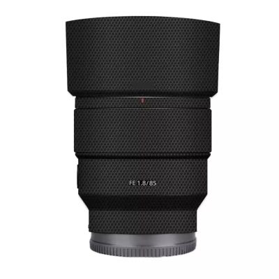 Camera Lens Sticker for Sony FE 85mm F1.8 Coat Wrap Protective Film Body Protector Decal Skin FE 1.8/85 85 1.8(Matrix Black)