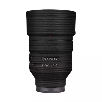 Anti-Scratch Camera Lens Sticker Coat for Sony FE 85mm F1.4 GM Vinyl Wrap Protective Film Body Protector Skin FE 1.4/85 GM 85 1.4(Matrix Black)