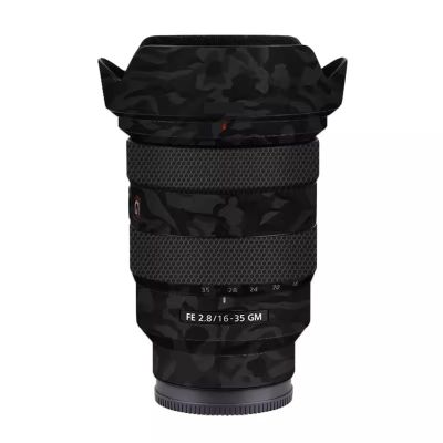 Anti-Scratch Camera Lens Sticker Coat Wrap Protective Film Body Protector Skin Cover for Sony FE16-35mm F2.8 GM FE 2.8/16-35 GM 2.8(Shadow Camo Black)