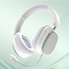 AYI Premium Active Noise Cancellation Bluetooth Headset Over Ear Headphones with Detachable Microphone HiFi Stereo Sound Rechargeable Game Headphone Compatible with Smartphone/TV/pad/Laptop-White view 1