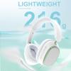AYI Premium Active Noise Cancellation Bluetooth Headset Over Ear Headphones with Detachable Microphone HiFi Stereo Sound Rechargeable Game Headphone Compatible with Smartphone/TV/pad/Laptop-White view 3