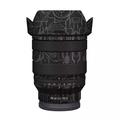 Camera Lens Protector Coat Protective Film Body Vinly Wrap Skin Premium Sticker for Sony FE 20-70mm F4 G Photography Decal FE 4/20-70 G 4(Circuit Titanium)