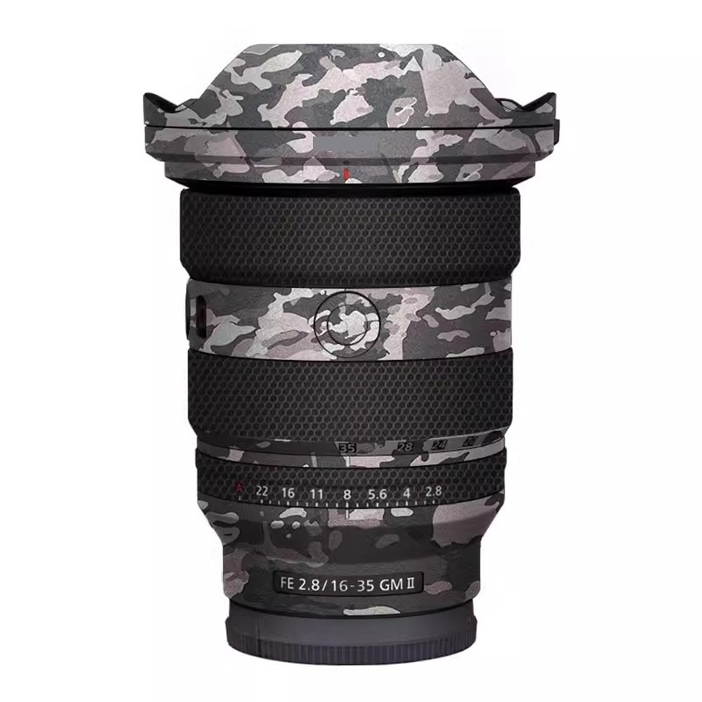 for Sony FE 16-35mm F2.8 GM II Camera Lens Sticker Coat Wraps Film Protector Vinyl Decal Skin FE 2.8/16-35 GM II 2.8(Field Camouflage)
