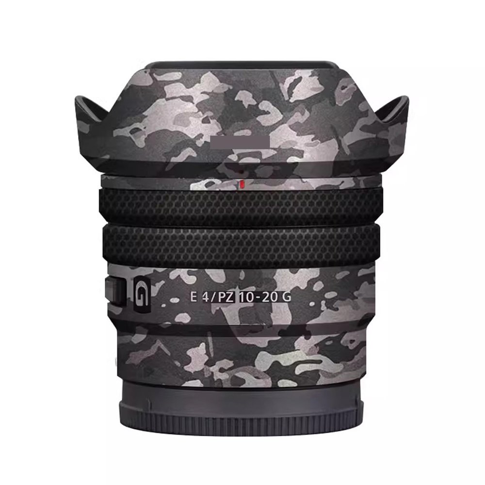 Skin Lens Camera Skin Wrap Vinly Protecticve Sticker for Sony E PZ 10-20mm F4 G Photography Accessories E 4/PZ 10-20 G 4(Field Camouflage)