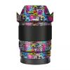 Lens Cap Skin for Sony FE 35mm F1.8 Anti-Scratch Camera Sticker Protective Wrap Film Body Protector Decal FE 1.8/35 35 1.8(Graffiti Pink) view 1