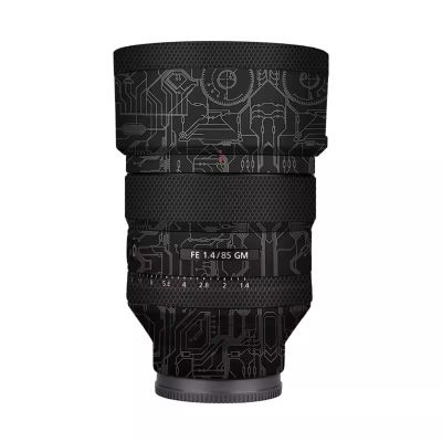 Anti-Scratch Camera Lens Sticker Coat for Sony FE 85mm F1.4 GM Vinyl Wrap Protective Film Body Protector Skin FE 1.4/85 GM 85 1.4(Circuit Titanium)