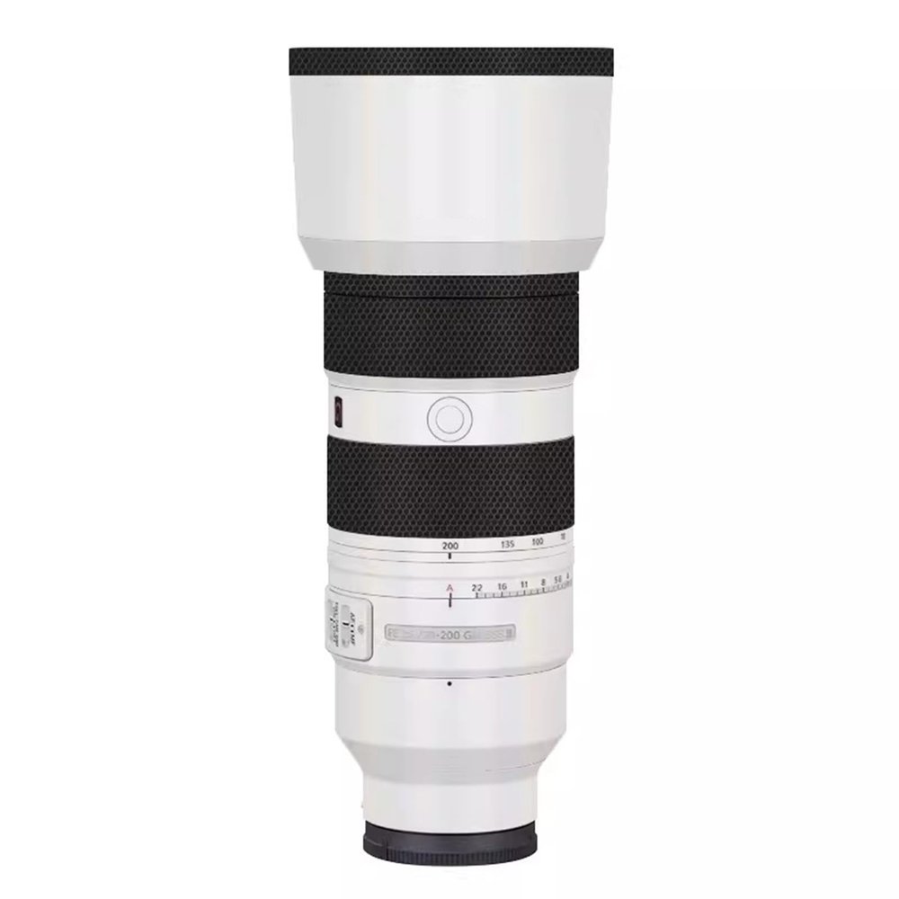 for Sony FE 70-200mm F2.8 GM OSS II Camera Lens Skin Coat Wrap Protective Film Body Decal Anti-Scratch Sticker Accessories FE 2.8/70-200 GM OSS II 2.8(Multicolor White)