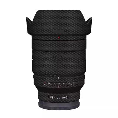 Camera Lens Protector Coat Protective Film Body Vinly Wrap Skin Premium Sticker for Sony FE 20-70mm F4 G Photography Decal FE 4/20-70 G 4(Matrix Black)